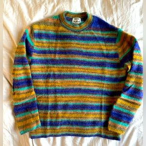 ACNE multi color striped sweater M